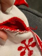 img 1 attached to Get Festive with SMILING PINKER's Snowflake Christmas Sweater for Girls review by Vinny Howard