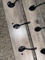 img 1 attached to HOOBRO Coat Rack Shoe Bench: 3-In-1 Entryway Storage, Wood & Metal Frame, Greige/Black BG17MT01 review by Noe Epps