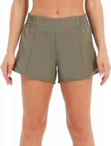 img 3 attached to Women'S 3"/4"/7" Running Shorts Quick-Dry Gym Athletic With Pockets