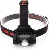 thrunite th02 rechargeable led headlamp - 1500 lumens brightness, lightweight and waterproof with cree xhp50 led and 1100mah battery - perfect for outdoor activities logo