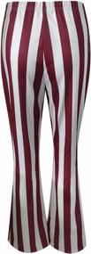 img 1 attached to Keepfit Women'S High Waist Wide Leg Pants, Casual Zebra-Striped Flare Bell Bottom Stretch Long Pants, Tie Dye Yoga Pants