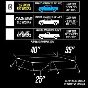 img 1 attached to Spider Waterproof Smart Tarp Adjustable