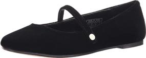 img 4 attached to Polo Ralph Lauren Toddler Leather Girls' Shoes : Flats