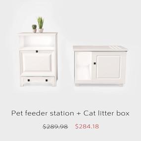 img 4 attached to Pet Feeder And Litter Box Station By Roomfitters: A Space-Saving Solution
