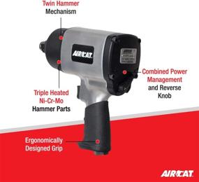 img 3 attached to AIRCAT 1777 3/4" Twin Hammer Impact Wrench 1600 Ft-Lbs Refined Design