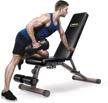 feierdun heavy-duty adjustable weight bench with incline & decline - 700lb capacity and extended size - no assembly needed logo