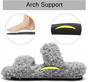 img 2 attached to Comfortable And Stylish Open Toe Sandals With Arch Support For Women And Girls By UBFEN