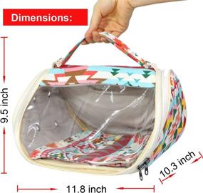 img 3 attached to 🐹 Premium Portable Hamster Carrier Bag: Breathable Outgoing Bag for Small Animals - Guinea Pigs, Hedgehogs, Squirrels, Chinchillas, and more!
