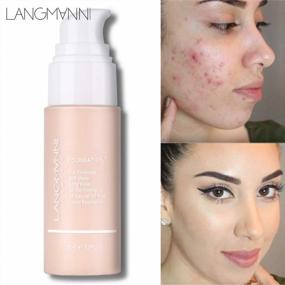 img 2 attached to Langmanni Makeup Foundation Liquid Natural Concealer Brighten Skin Color Waterproof Sweatproof Cosmetic Concealer (#08 Warm Sand)