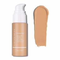 langmanni makeup foundation liquid natural concealer brighten skin color waterproof sweatproof cosmetic concealer (#08 warm sand) logo