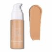 langmanni makeup foundation liquid natural concealer brighten skin color waterproof sweatproof cosmetic concealer (#08 warm sand) logo