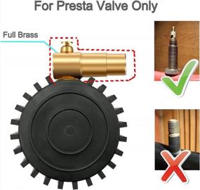 img 2 attached to GODESON Presta Tire Pressure Gauge: Accurate and Reliable Presta Valve Tire Pressure Measurement