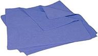 🧽 buffalo industries 65001 microfiber cleaning cloth, 12x16, pack of 3, blue логотип