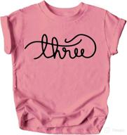 olive loves apple girls' 3rd birthday cursive three shirt - perfect toddler girls' outfit логотип