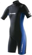 kid's shorty wetsuit for scuba diving - 3mm thickness logo