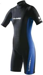 img 3 attached to Kid'S Shorty Wetsuit For Scuba Diving - 3Mm Thickness