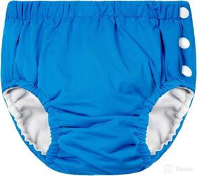 img 4 attached to Durio Reusable Diapers Washable Swimming Apparel & Accessories Baby Boys ... Clothing