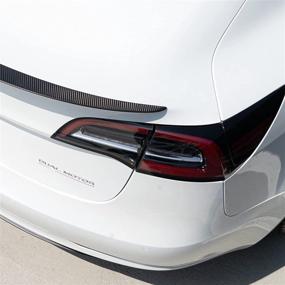 img 2 attached to Enhanced Tesla Model 🚗 3 Genuine Carbon Fiber Spoiler