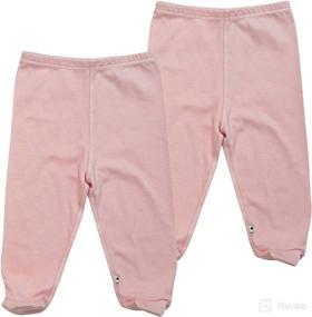 img 1 attached to Babysoy Footie Unisex Months Chocolate Apparel & Accessories Baby Girls best: Clothing