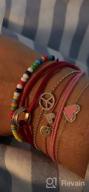 img 1 attached to 📿 Handmade Adjustable Single Strand Beaded Bracelet for Women, Men, Teen Girls & Boys - African Boho Surfer Glass Rope Bracelet: Ubuntu Life review by Bobby Cantu