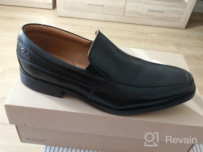 img 1 attached to 👞 Black Leather Men's Loafers by Clarks - Slip-On Men's Shoes review by Tyler Suarez