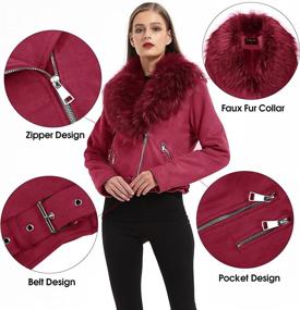 img 2 attached to 🧥 XULIKU Women's Leather Detachable Outerwear - Women's Fashion Coats, Jackets, and Vests
