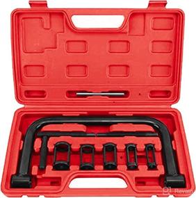 img 4 attached to 🔧 8MILELAKE Valve Spring Compressor C Clamp Service Tool Kit, 10pcs Valve Spring Removal Tool for Motorcycle, ATV, Car, Small Engine Vehicle - Enhanced SEO
