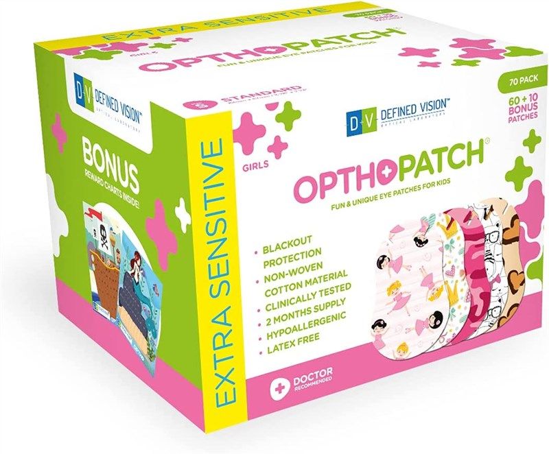 opthopatch kids eye patches hypoallergenic vision care : eye patches 로고