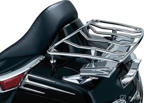 img 1 attached to 🛵 Chrome Universal Fit Multi-Rack Trunk Luggage/Storage Rack with Corner Loops - Kuryakyn 7159 Motorcycle Accessory for Tour Trunk Motorcycles