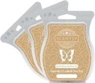 scentsy vanilla bean buttercream wickless candle tart warmer wax bar - 3.2 oz (pack of 3) by scentsy fragrance логотип