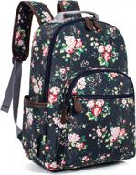 стильный и прочный цветочный рюкзак для девочек: идеально подходит для школы и путешествий! логотип