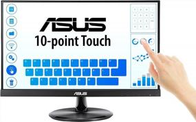 img 4 attached to 🖥️ ASUS VT229H Monitor: 21.5" Touch Screen, Full HD 1080p, Blue Light Filter, Flicker-Free, Eye Care, HDMI - Renewed