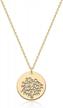 personalize your style with fettero's birth month flower necklace in 14k gold plating logo