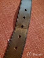 img 1 attached to Travel in Style: Thomas 👔 Bates Men's Leather Belts for Highliners review by Ronald Cambridge