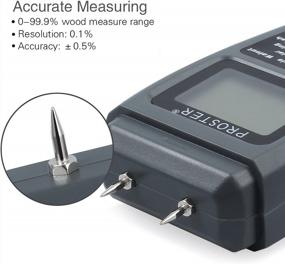 img 1 attached to Proster цифровой измеритель влажности древесины ручной ЖК-детектор влажности для измерения влажности дров бумаги