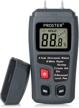 proster digital wood moisture meter handheld lcd damp detector for firewood paper humidity measuring logo