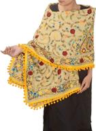 шарфы salsanights с вышивкой dupatta phulkari логотип