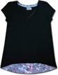 nuovo top by majamas: ethically made, eco-friendly short sleeve v-neck tee shirt for women, proudly made in the usa logo