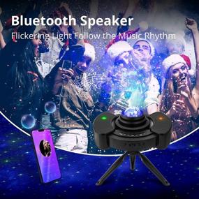 img 3 attached to Transform Your Bedroom Into A Starry Night Sky With TekHome'S Galaxy Light Projector - LED Star Projector With Bluetooth Speaker For Ultimate Entertainment Experience!