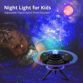 img 2 attached to Transform Your Bedroom Into A Starry Night Sky With TekHome'S Galaxy Light Projector - LED Star Projector With Bluetooth Speaker For Ultimate Entertainment Experience!