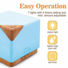 img 2 attached to Transform Your Home With ASAKUKI'S 5-In-1 Premium Essential Oil Diffuser And Humidifier