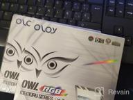img 1 attached to OLOy Black Owl Aura Sync RGB 32GB DDR4 RAM - 3200 MHz CL16 1.35V UDIMM For Desktop Gaming (2X16GB) - MD4U1632161BHJDA review by Michael Maes