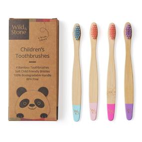 img 4 attached to Wild Stone Toothbrush Biodegradable Toothbrushes Oral Care