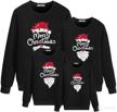matching clothes christmas sweatshirt pullover apparel & accessories baby boys - clothing logo