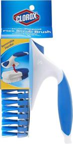 img 3 attached to 🧹 Clorox Multipurpose Flex Scrub Handheld Cleaning Brush: Convenient Removable Handle - Blue/White