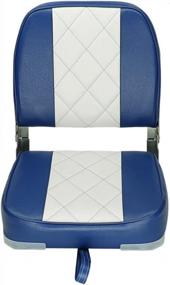 img 1 attached to Лодочное сиденье с низкой спинкой от Seamander Marine: стильное и удобное для ваших нужд на лодке