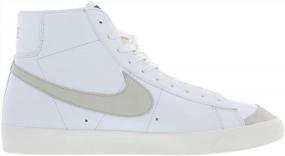 img 2 attached to 👟 Classic Style Unleashed: Nike Blazer Vintage White Black Sneakers