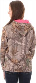 img 2 attached to 🌿 Stylish Realtree Women's Performance Camo Pullover Fleece – Comfortable and Fashionable Outdoor Apparel