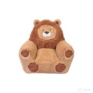 🦁 cuddo buddies lion toddler plush chair for kids, lion character furniture for children, dimensions: 19 x 20 x 16 inches logo