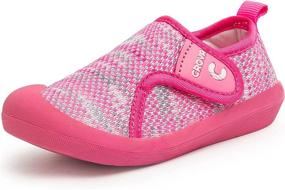 img 3 attached to CROVA Toddler Shoes Boys Girls Girls' Shoes : Athletic